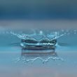 water droplet in shallow photo